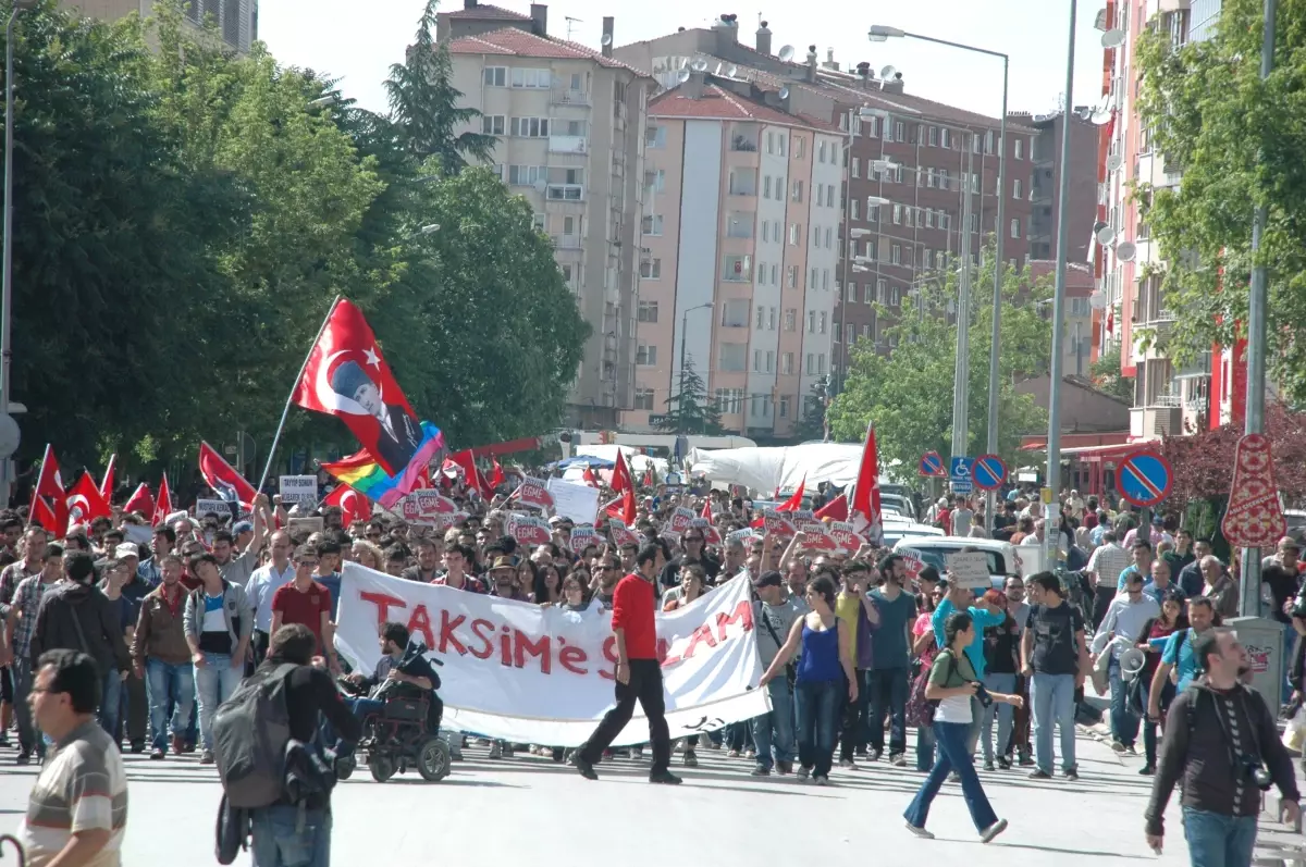 Eskişehir\'de \'Gezi\' Protestosu