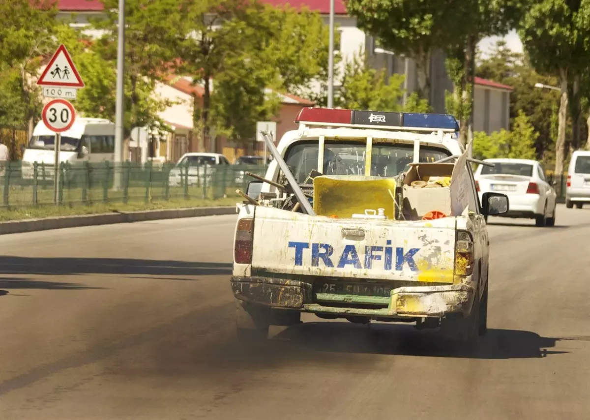 Trafik Aracı Böyle Olursa!