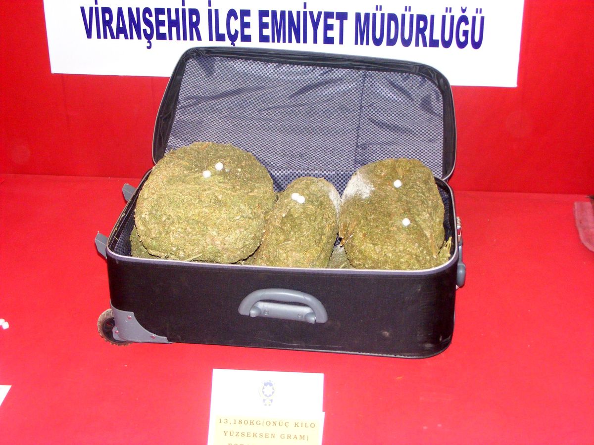 Viranşehir\'de 13 Kilo Esrar Ele Geçirildi