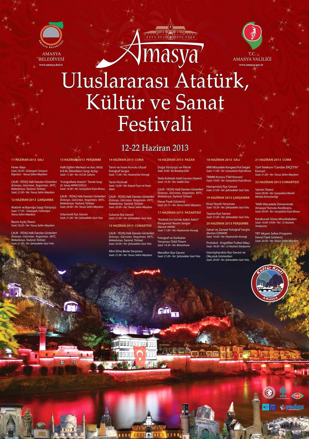 12 22 Haziran Uluslararası Atatürk Kültür ve Sanat Festivali