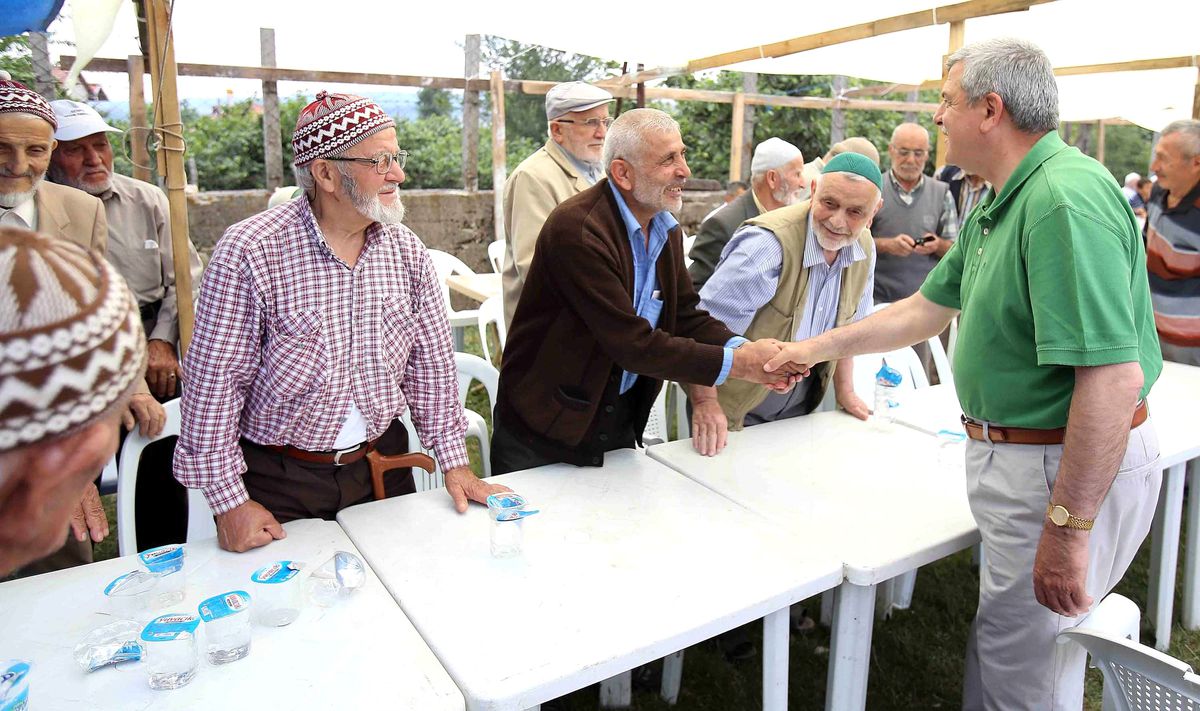 Başkan\'a Erikli Belen\'de Sıcak İlgi