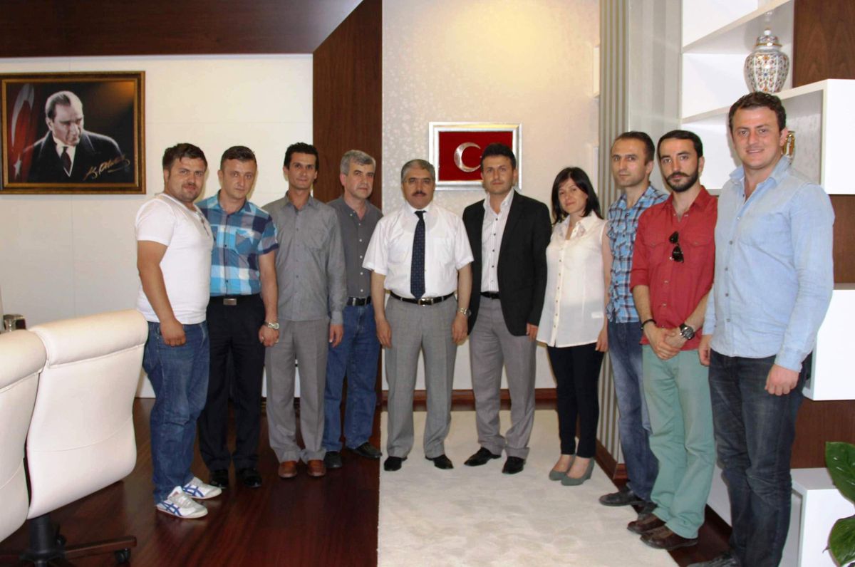 Gerçek Gazeteciler Derneği'nden Vali Çınar'a Hayırlı Olsun Ziyareti