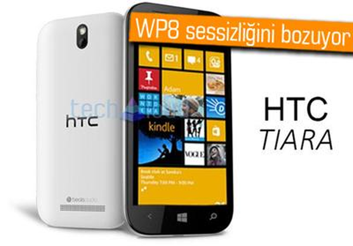 Htc\'nin Yeni Wp8\'li Telefonu Htc Tiara Göründü