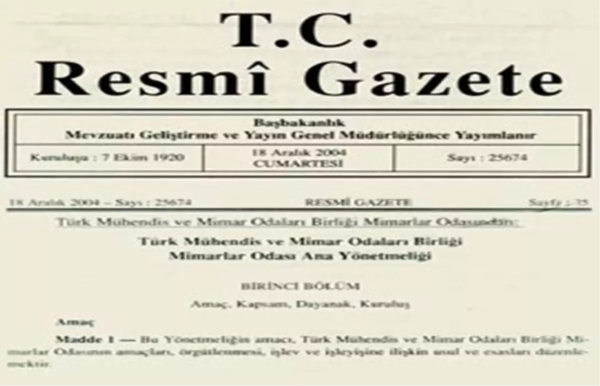 İki Kanun Resmi Gazete\'de Yayımlanarak Yürürlüğe Girdi