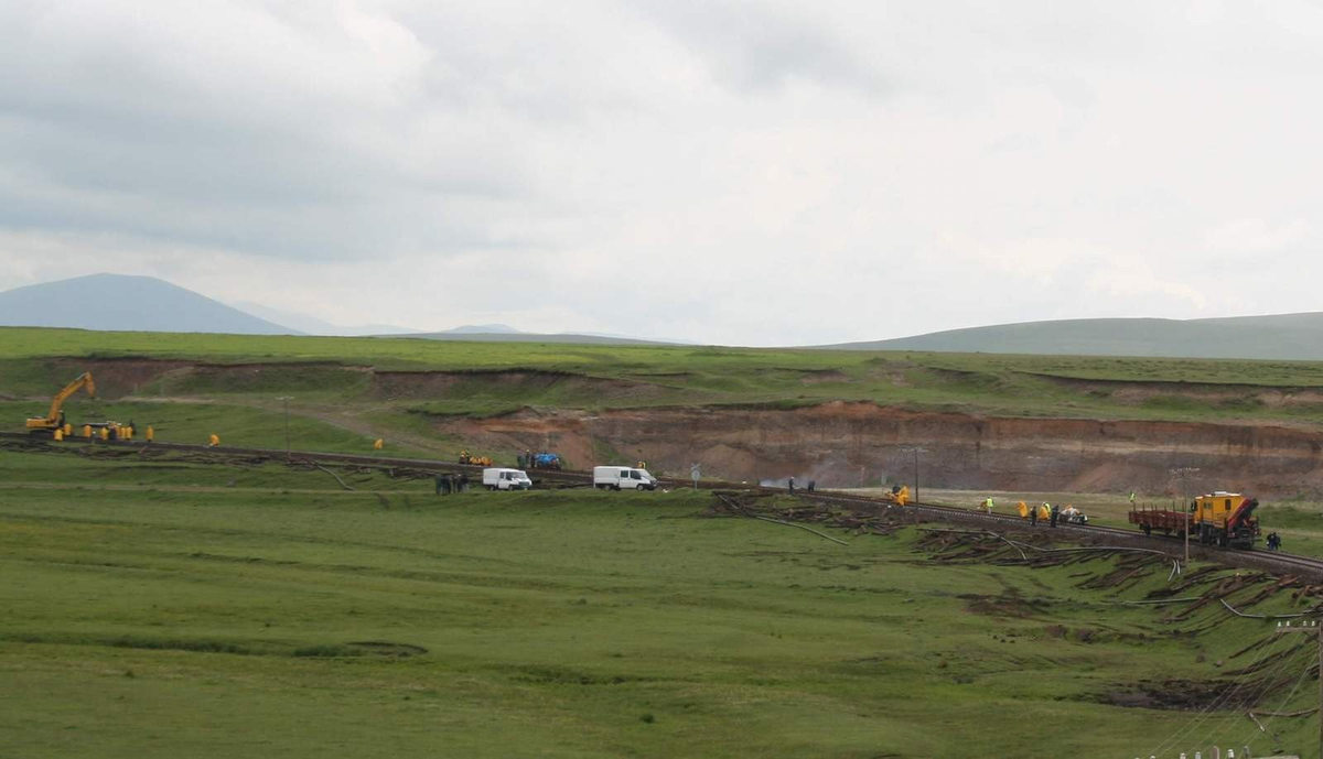 Kars\'ta Demiryolu Yenileme Çalışması Başladı