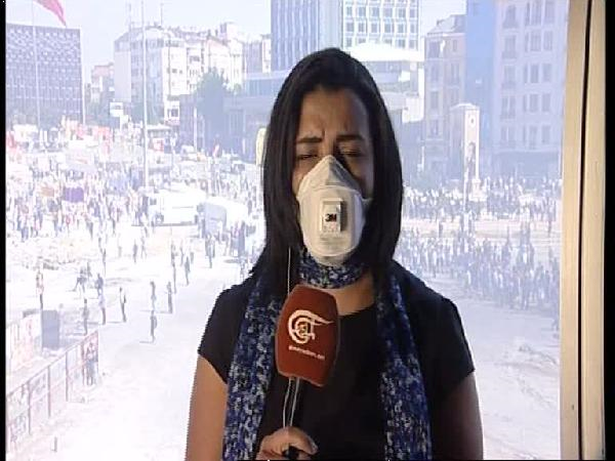 Lübnanlı Muhabirin Taksim'deki Zor Anları