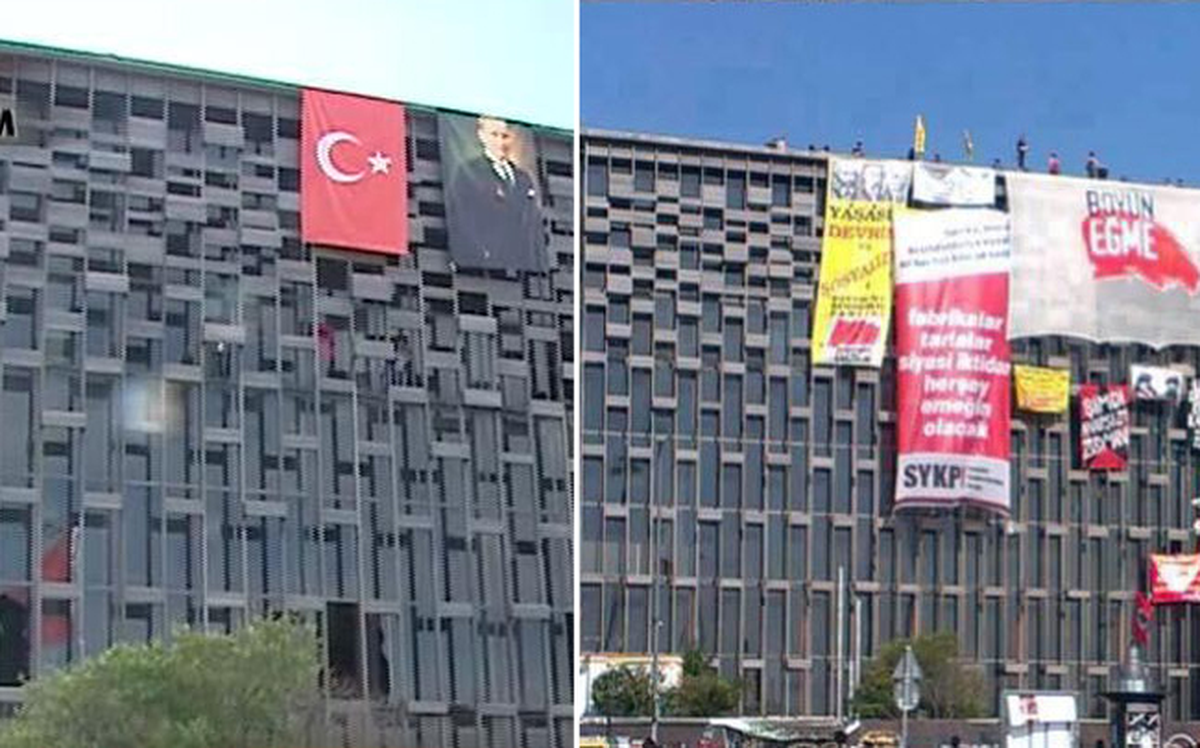 Polisin İlk İşi AKM'yi Temizlemek Oldu