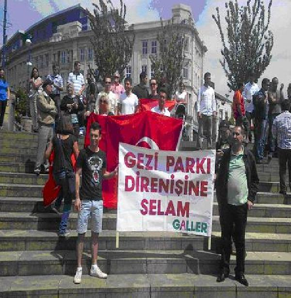 Swansea\'dan Taksim Gezi Parkı\'na Destek