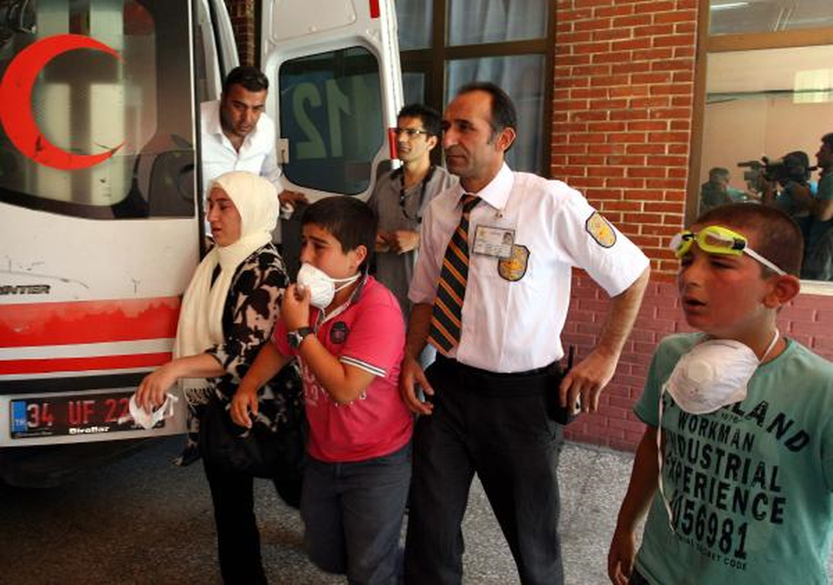 Taksim İlk Yardım Hastanesi\'nde Gaz Paniği