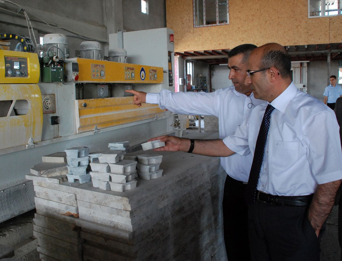 Adıyaman\'da Çıkarılan Mermer Yurt Dışına Pazarlanacak