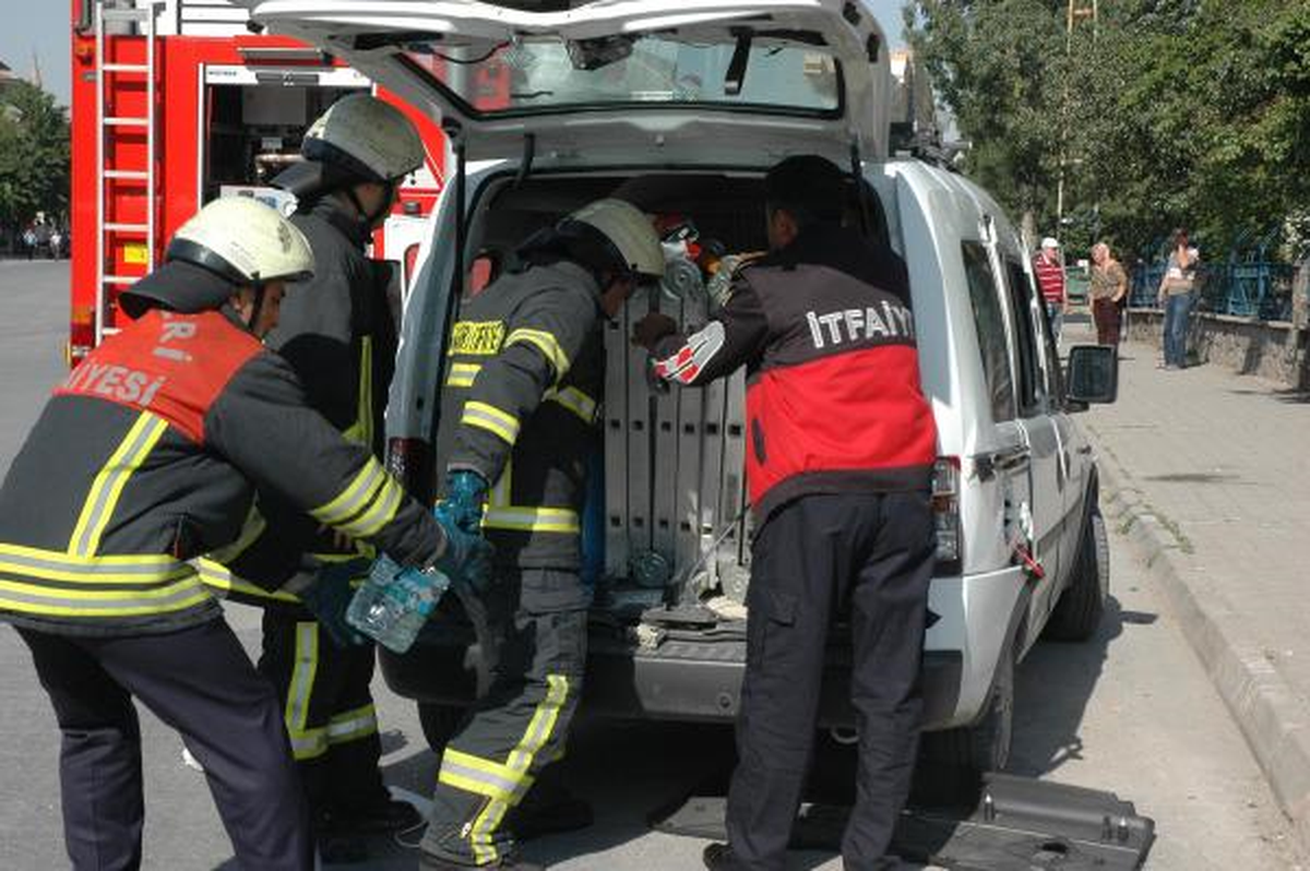 Bagajdaki Tüpten Sızan Gaz Patladı