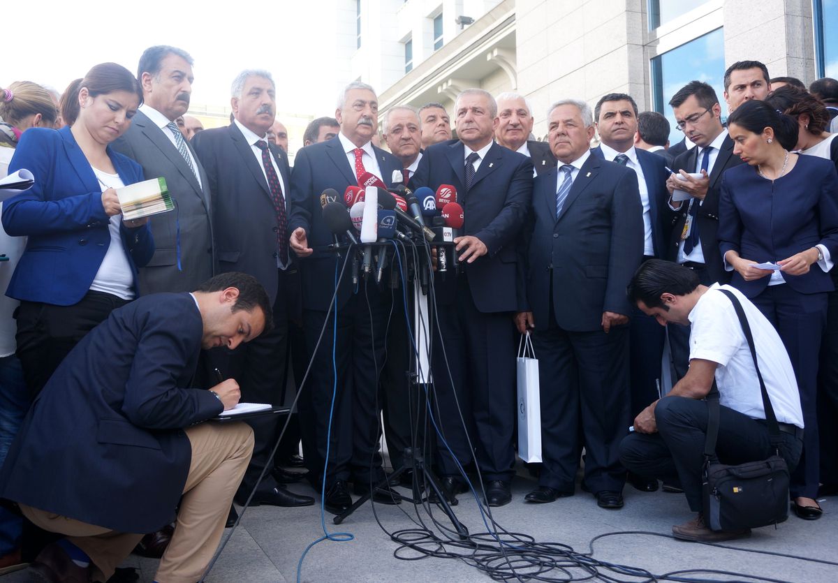 Erdoğan, Gezi Parkı Mağduru Esnafı Kabul Etti