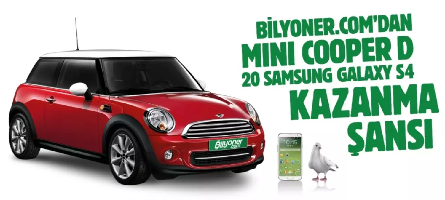 Bilyoner.com\'dan Mini Cooper Kazanma Şansı