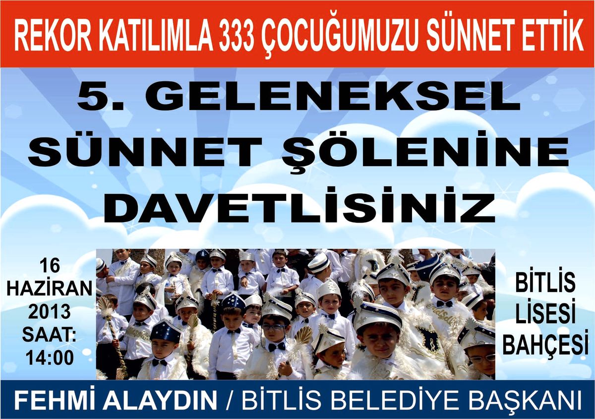Bitlis Belediyesinin Sünnet Şöleni Etkinlikleri