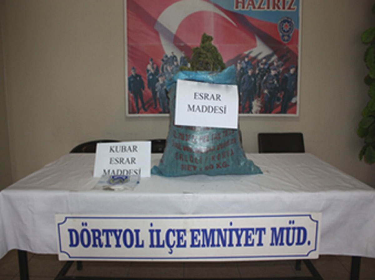 Dörtyol\'da 6 Kilo Esrar Ele Geçirildi