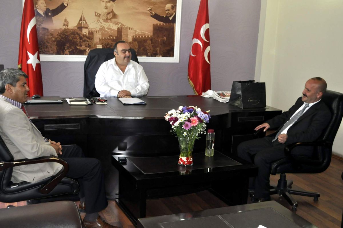 Galericiler Sitesi Başkanından MHP İl Başkanı Mete Eke\'ye Ziyaret
