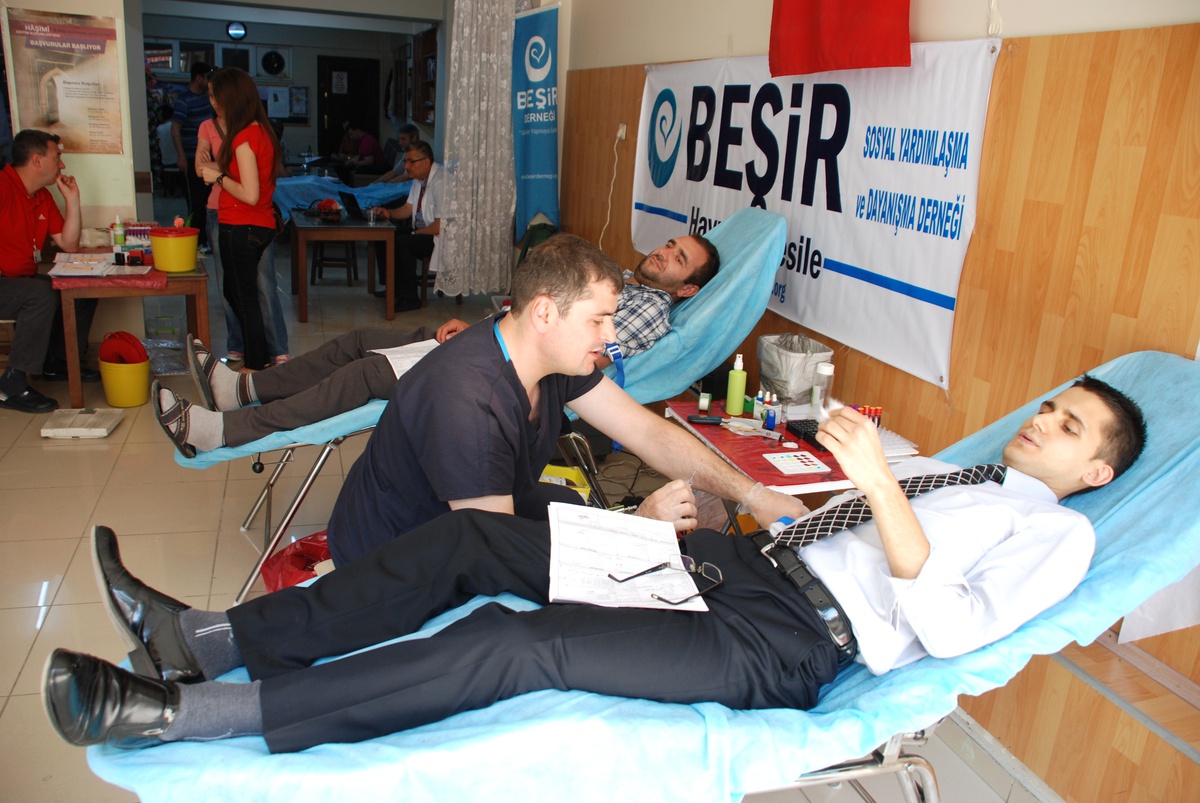 Kan Bağışı Kampanyasına Soma\'dan Destek