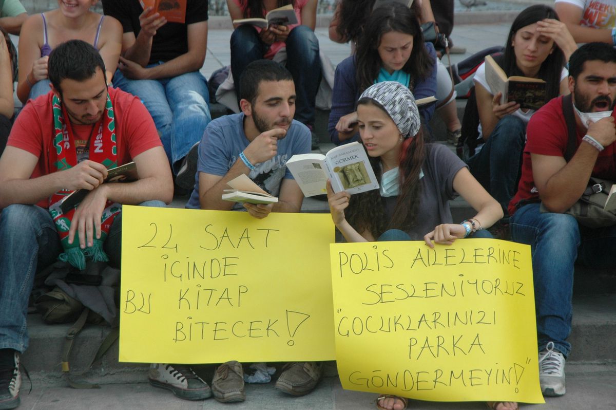 Kızılay\'da Gezi Parkı Protestosu