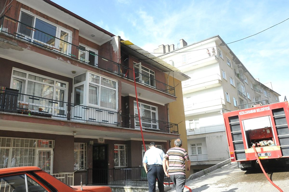 Kızılcahamam'da Ev Yangını