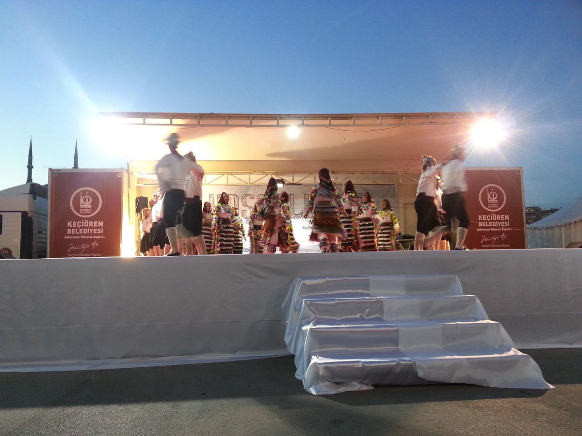 Odunpazarı Halk Dansları Topluluğundan Ankara Çıkarması