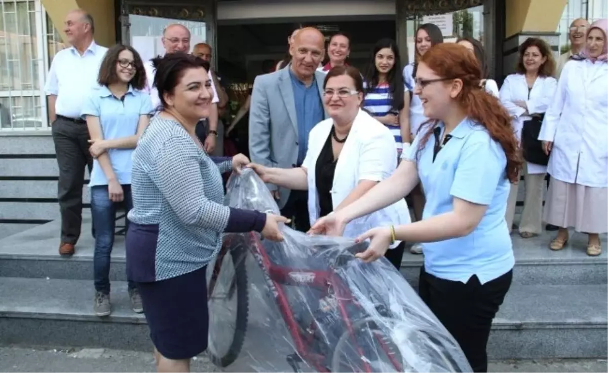 Atık Yağları Getirdiler, Bisikletlerini Aldılar