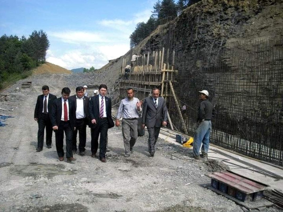 Bartın\'da Yol Yapım Çalışmaları