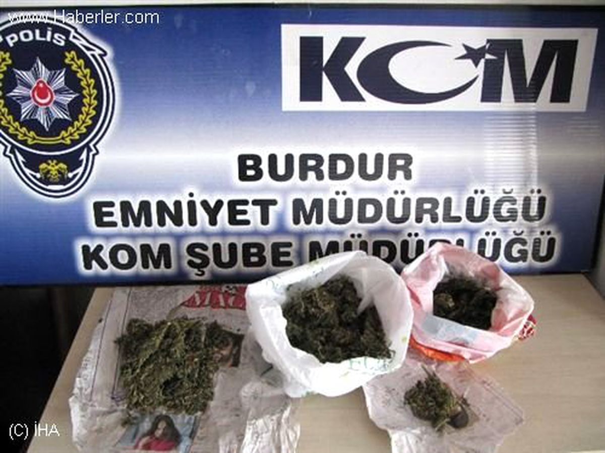 Burdur Polisi Uyuşturucuyla Mücadeleye Devam Ediyor