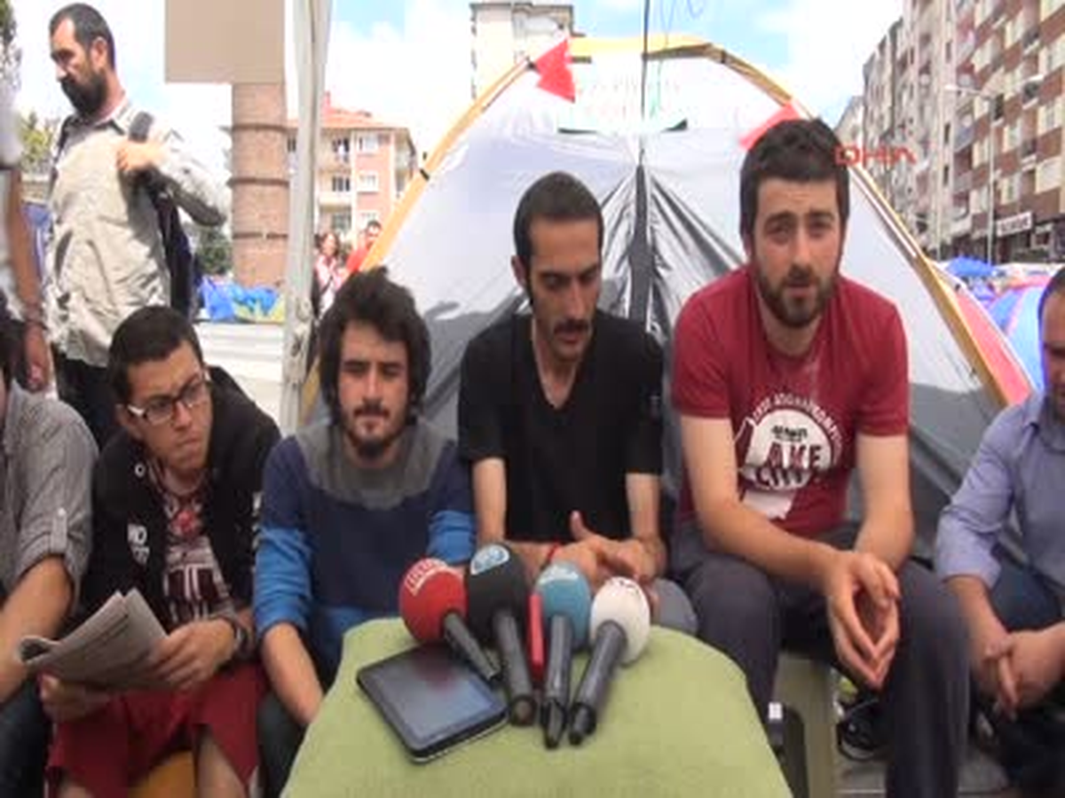 Eskişehir\'deki Eylemciler Talepler Kabul Edilene Kadar Buradayız
