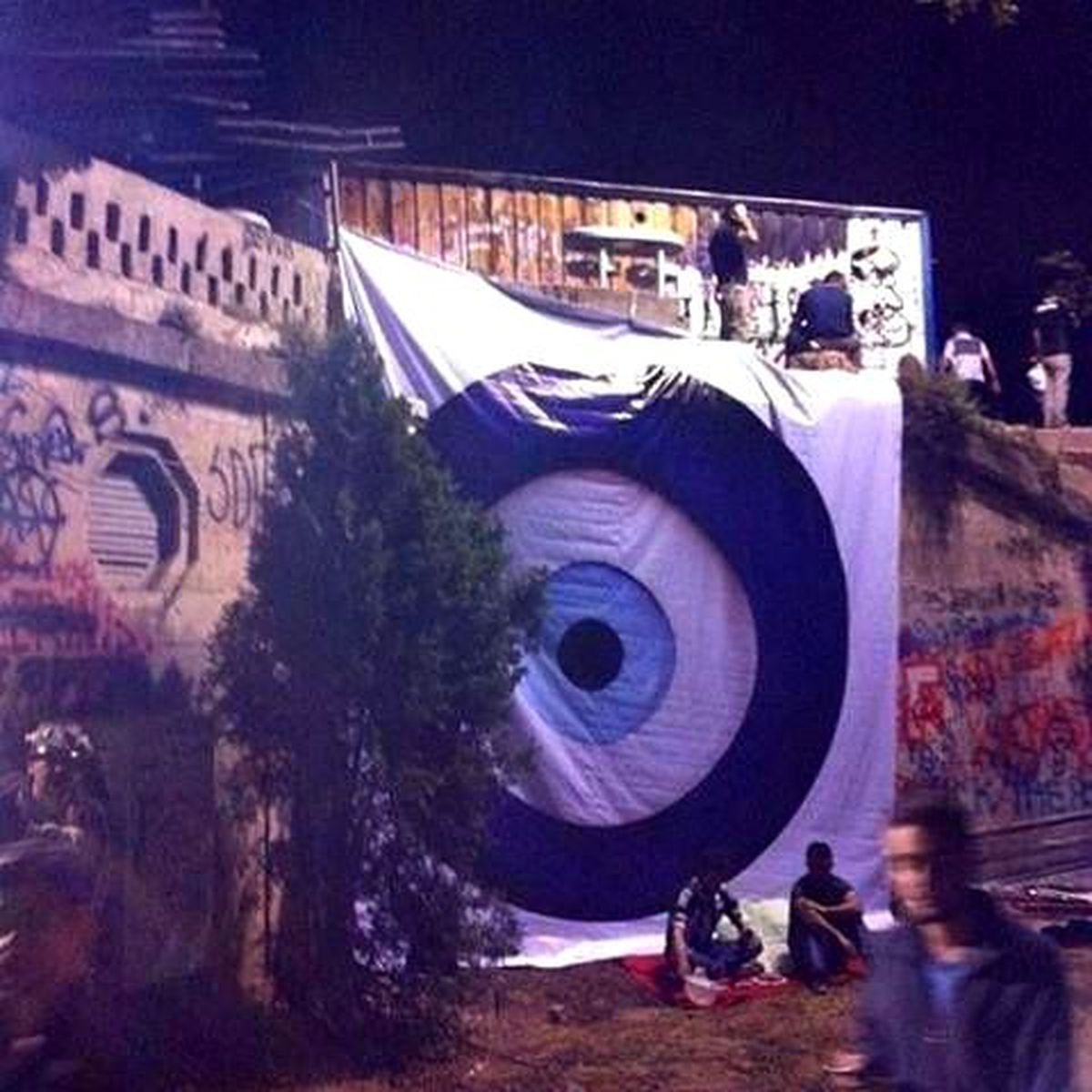 Gezi Parkı'na Nazar Boncuğu