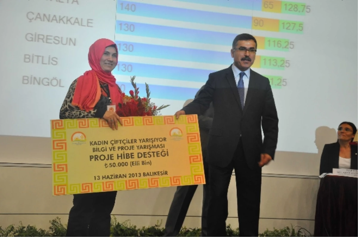 Kadın Çiftçiler Yarışıyor Bilgi ve Proje Yarışması Türkiye Finali Balıkesir\'de Yapıldı