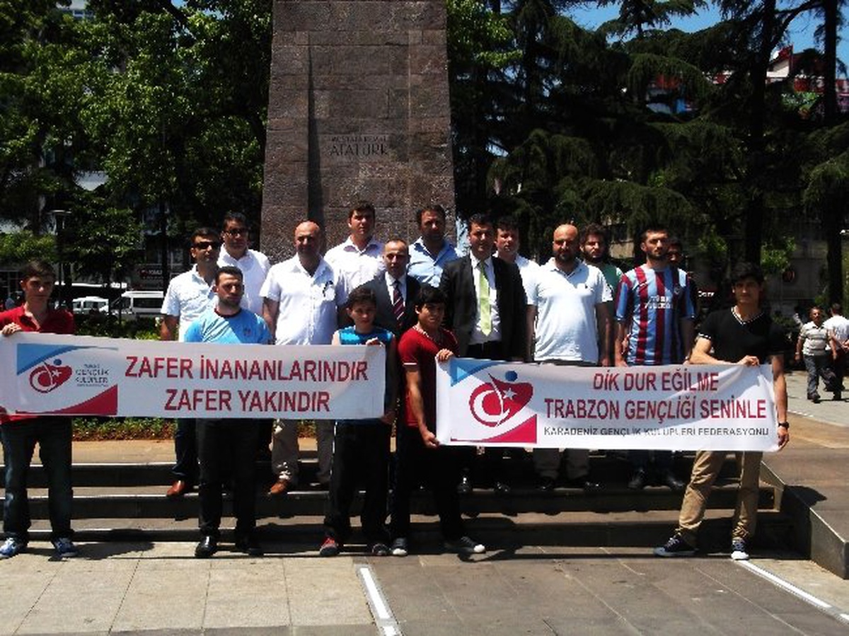 Karadeniz Gençlik Kulüpleri Federasyonu\'ndan Başbakan Erdoğan\'a Destek