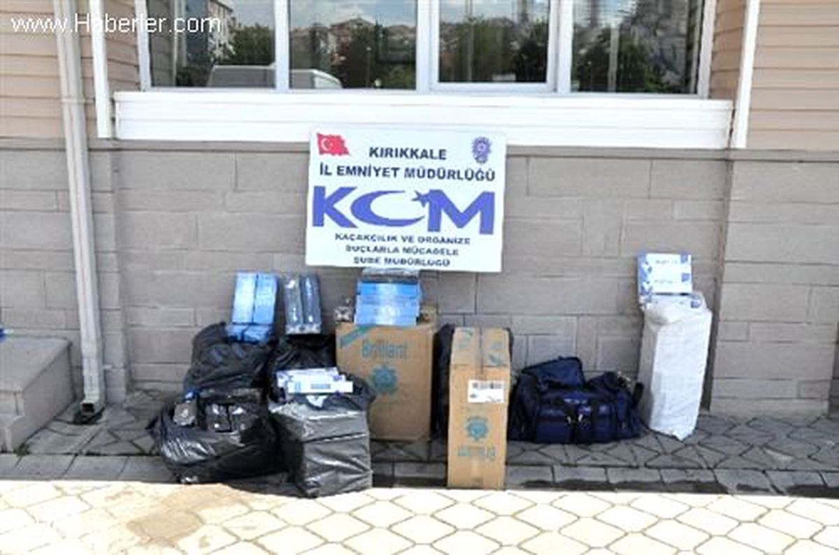 Kırıkkale\'de 15 Bin Paket Kaçak Sigara Ele Geçirildi