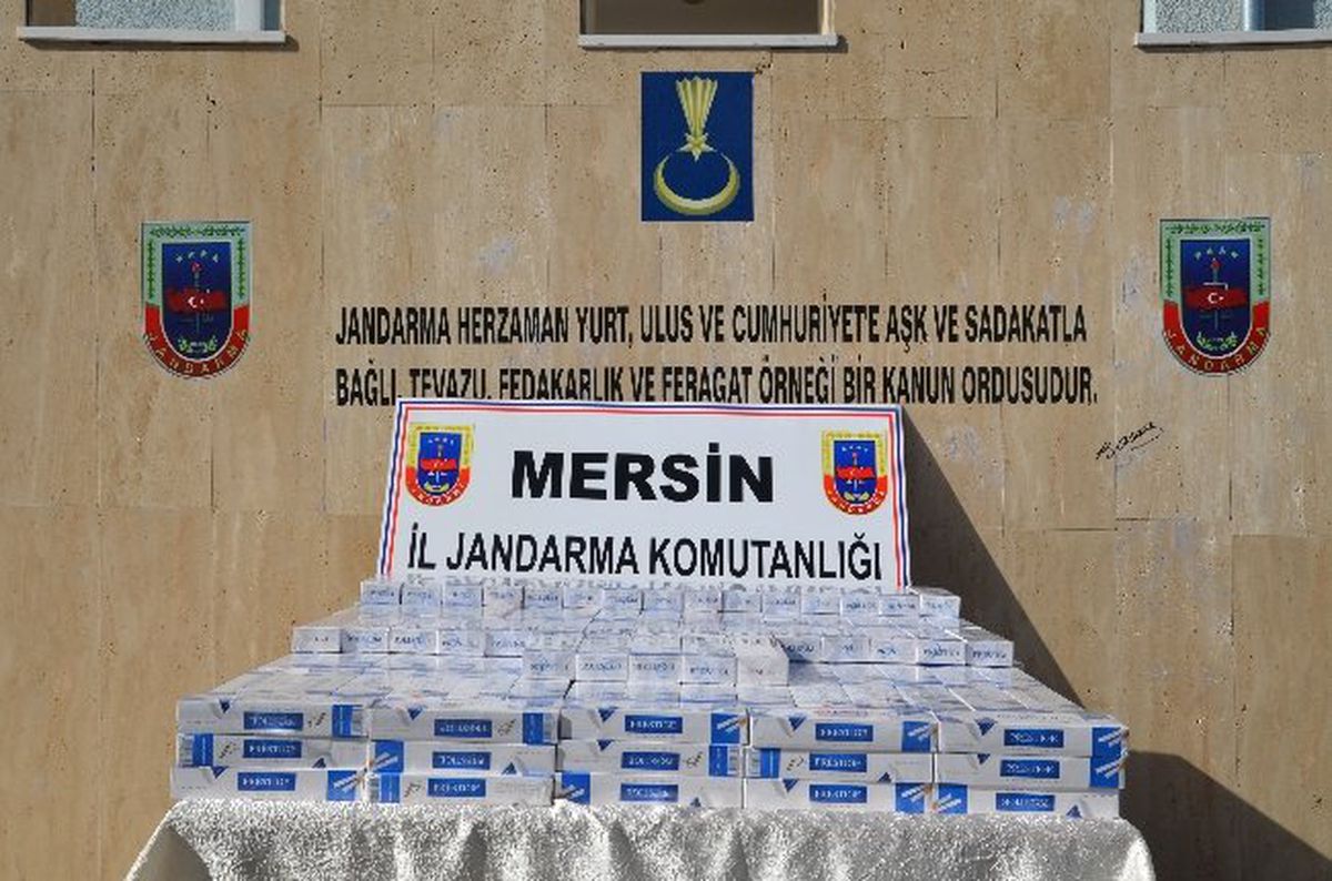 Mut\'ta Kaçak Sigara Operasyonu