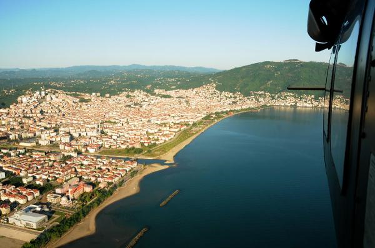Ordu Valisi Kenti Havadan İnceledi