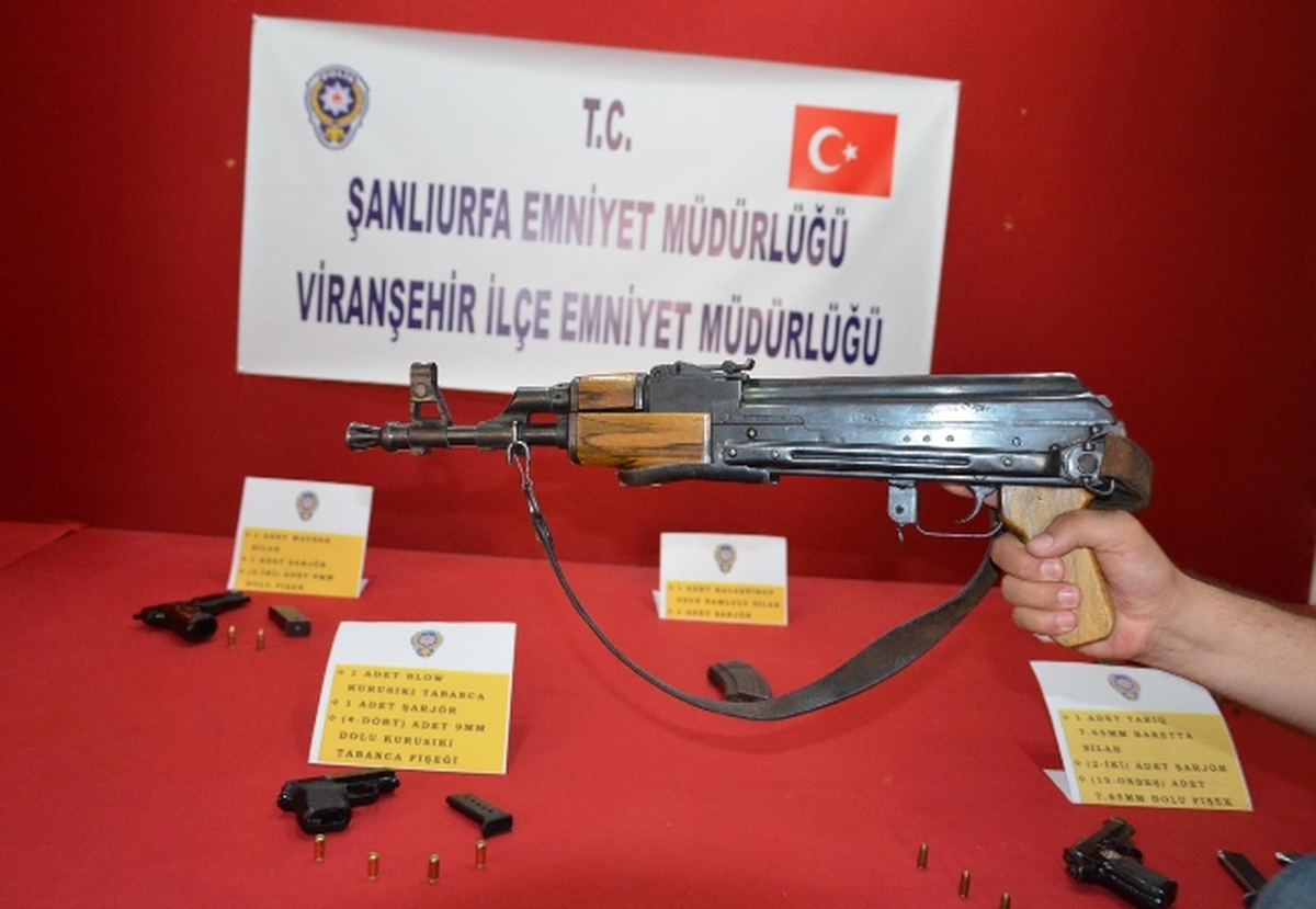 Viranşehirde Silah Kaçakçılarına Darbe