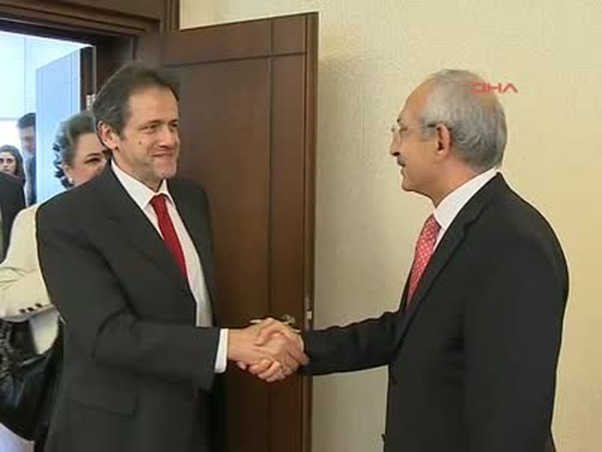Yunanistan\'ın Ankara Büyükelçisi Kyriakos Loukakis, Kılıçdaroğlu\'nu Ziyaret Etti