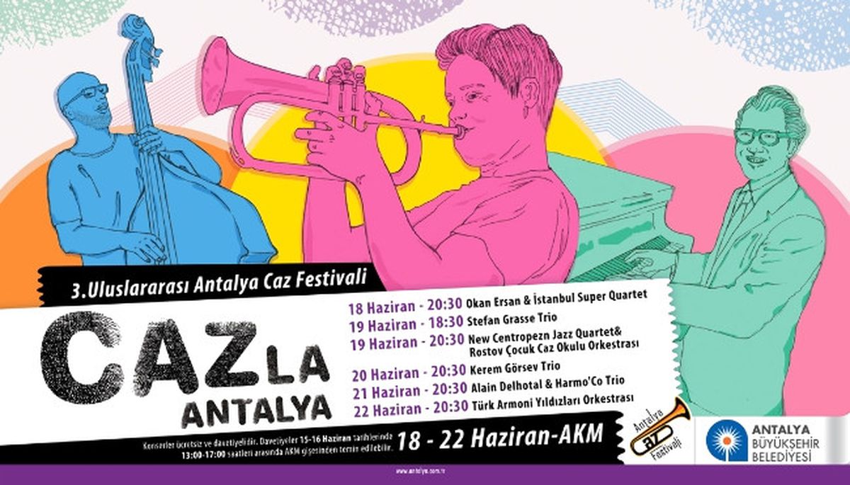 Antalya\'da Caz Rüzgarı Esecek