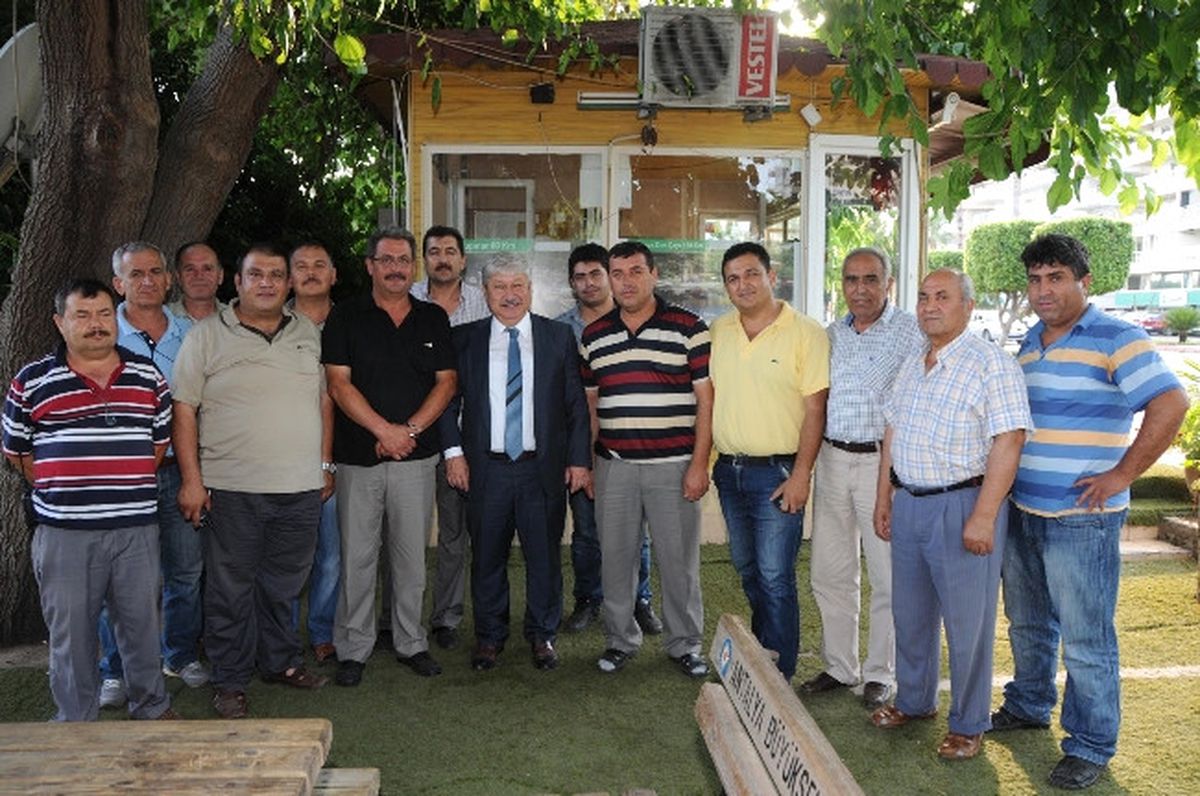 Başkan Akaydın Taksici Esnafı ile Buluştu