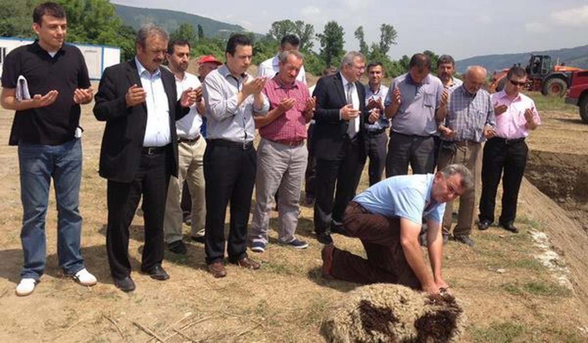 Çaycuma\'da Atık Su Arıtma Tesisi Yapım Çalışmaları Başladı