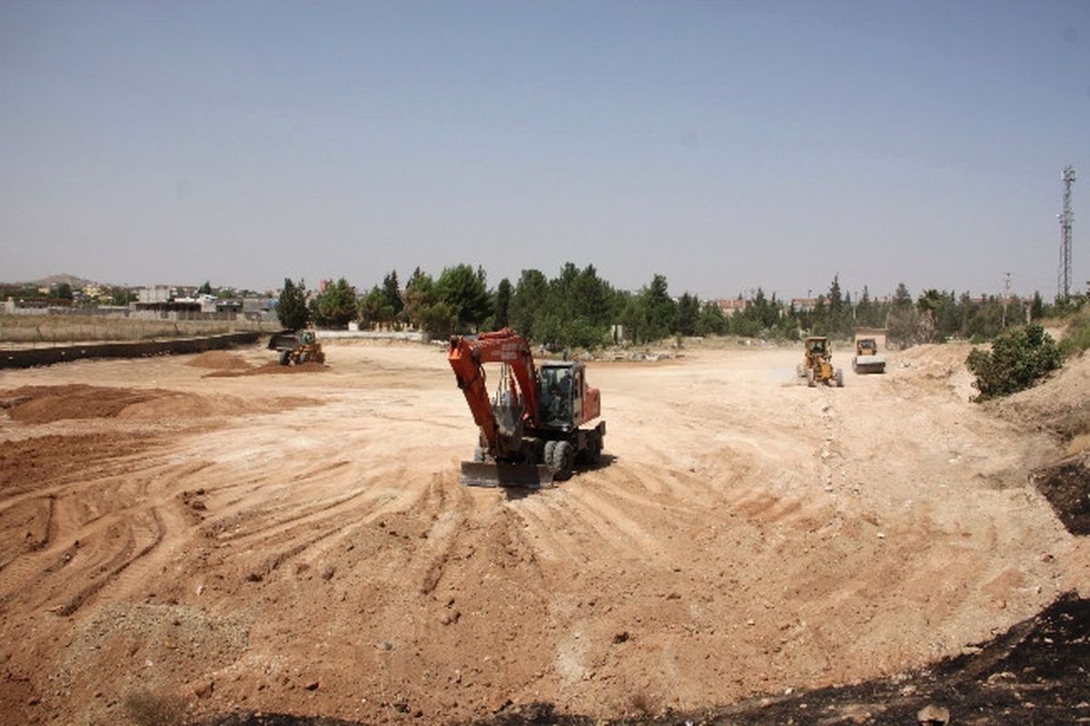 Ceylanpınar Mezarlığında Düzenleme Çalışmaları