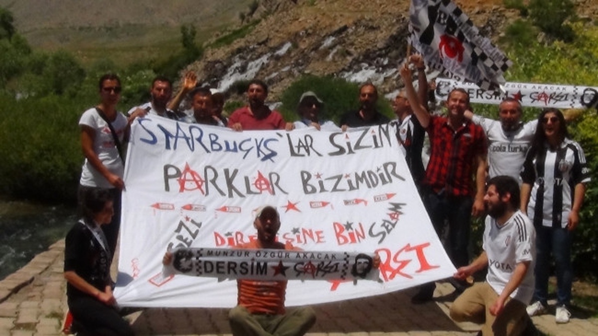 Dersim Çarşı Grubundan Taksim Gezi Parkı Eylemcilerine Selam