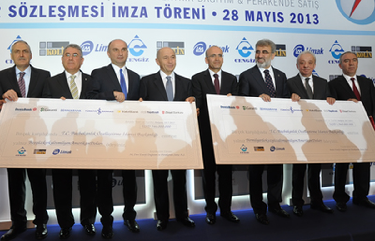 Gediz Elektrik\'in Hisse Devri İmza Töreni