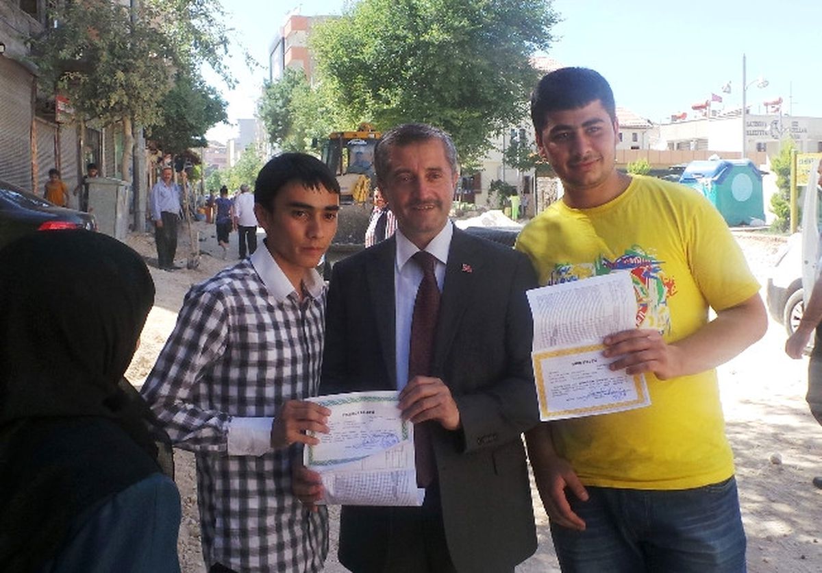 Karne Sevincini Başkan Tahmazoğlu ile Paylaştılar