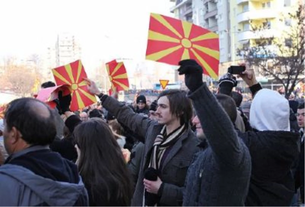 Makedonya\'da Erdoğan\'a Destek Mitingi