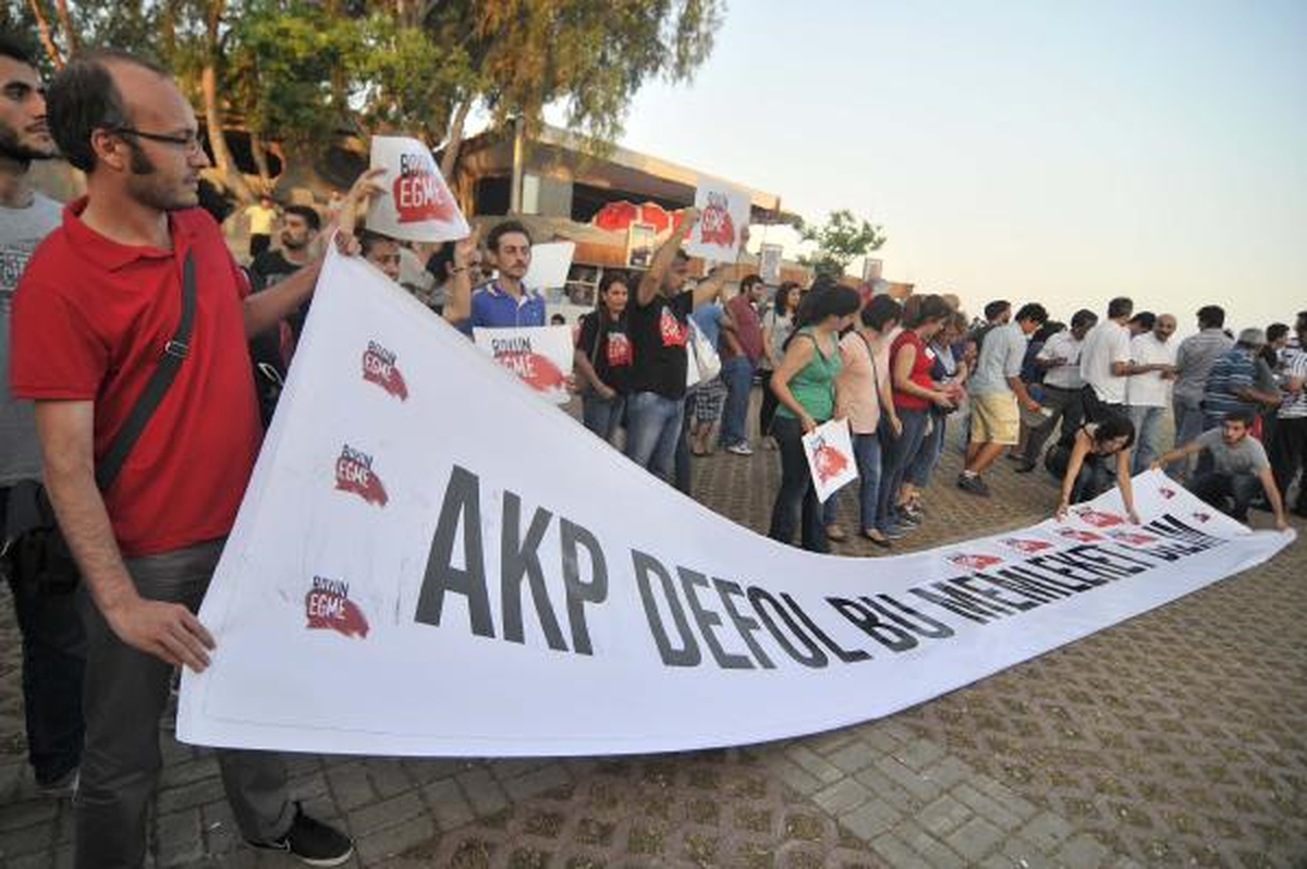 Mersin\'de Gezi Parkın\'na Destek Sürüyor