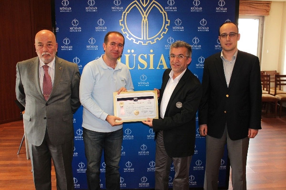 Müsiad Konya Şubesi'nde Sertifika Töreni