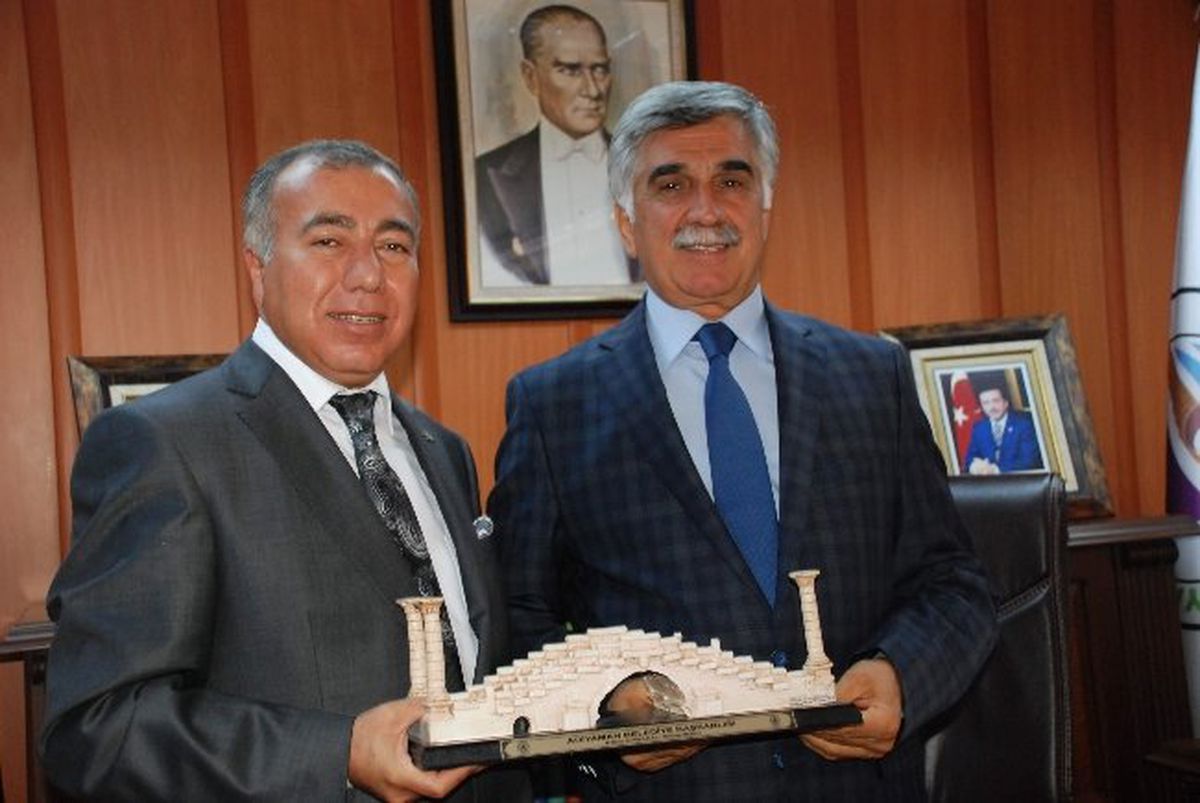 Özbay\'dan Başkan Büyükaslan\'a Ziyaret