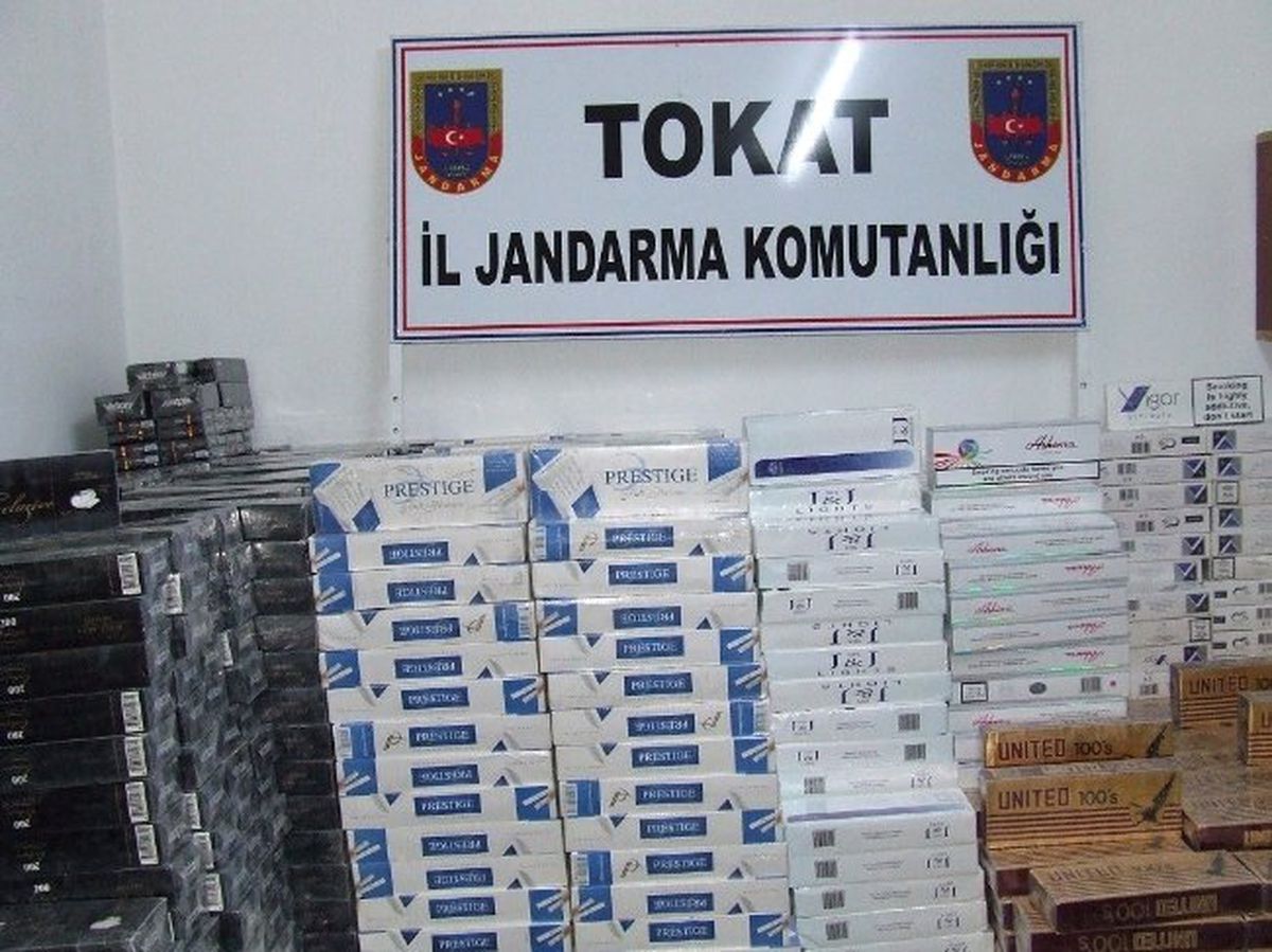 Tokat\'ta Kaçak Sigara Operasyonu