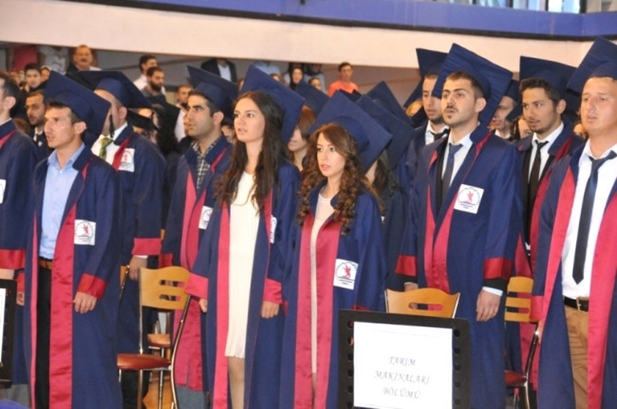 Ziraat Fakültesi\'nde Mezuniyet Sevinci