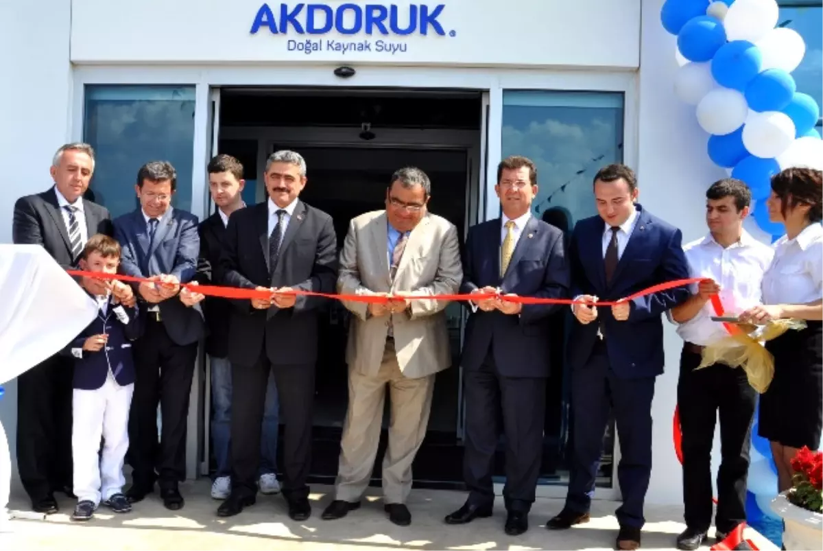 Akdoruk Doğal Kaynak Suyu Fabrikası Açıldı